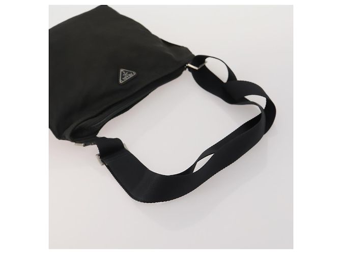 Borsa a mano PRADA Nylon Set da 3 Nero Auth 188687 - vista 12