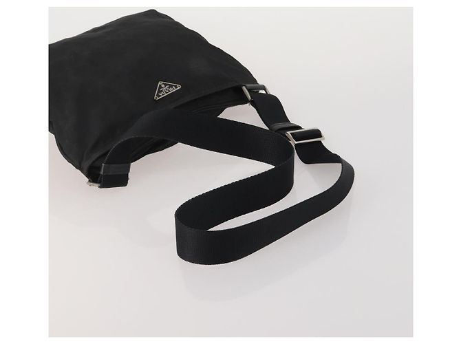 Borsa a mano PRADA Nylon Set da 3 Nero Auth 188687 - vista 20