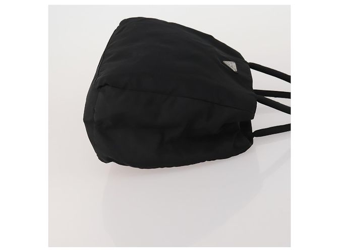 Borsa a mano PRADA Nylon Set da 3 Nero Auth 188687 - vista 4