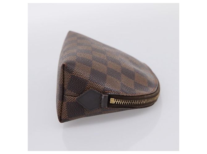 LOUIS VUITTON Damier Ebene Pochette Cosmetic PM Pouch N47516 LV Auth 199227 - vista 4
