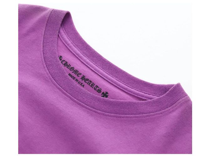 Camiseta de manga larga Chrome Hearts de algodón Purple Auth yk20818M Púrpura - vista 12