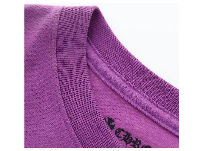 Camiseta de manga larga Chrome Hearts de algodón Purple Auth yk20818M Púrpura - vista 13