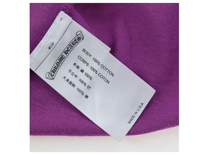 Camiseta de manga larga Chrome Hearts de algodón Purple Auth yk20818M Púrpura - vista 16