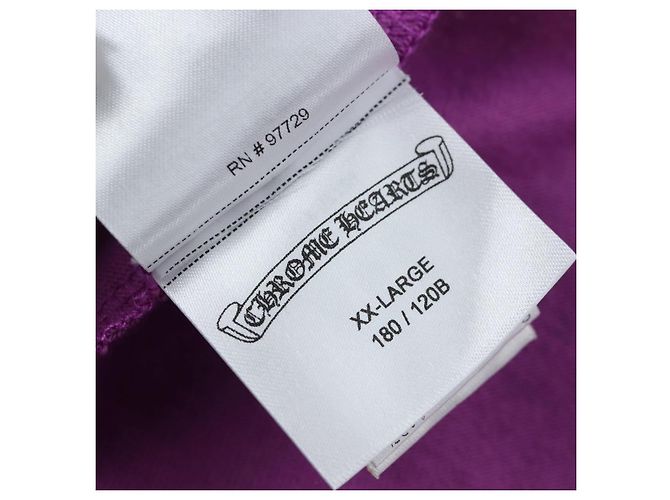 Camiseta de manga larga Chrome Hearts de algodón Purple Auth yk20818M Púrpura - vista 17