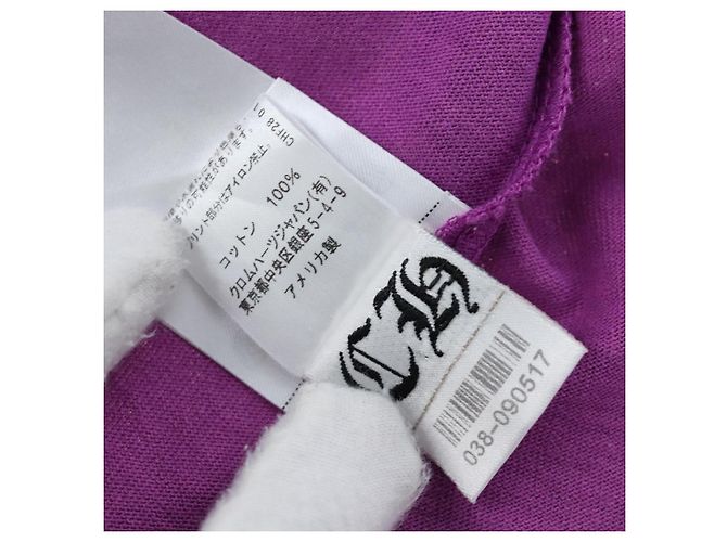 Camiseta de manga larga Chrome Hearts de algodón Purple Auth yk20818M Púrpura - vista 19