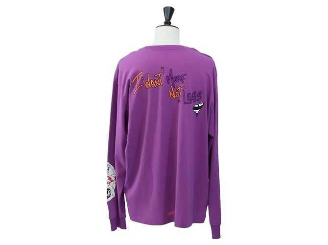 Camiseta de manga larga Chrome Hearts de algodón Purple Auth yk20818M Púrpura - vista 2