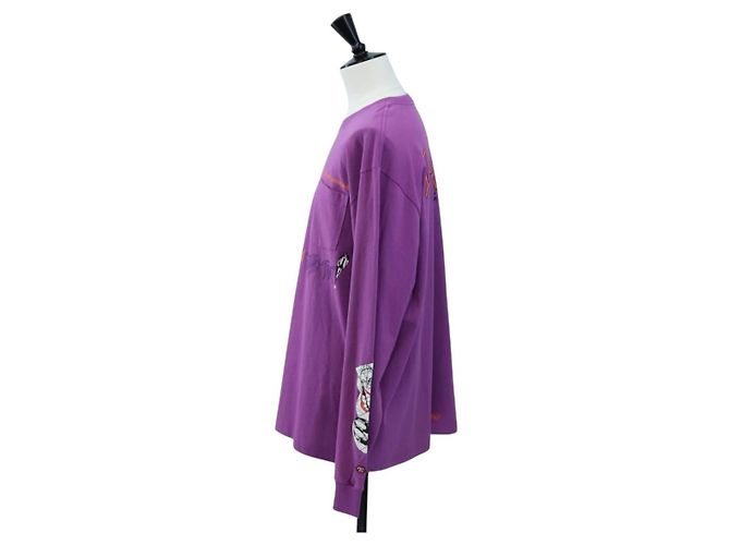 Camiseta de manga larga Chrome Hearts de algodón Purple Auth yk20818M Púrpura - vista 3