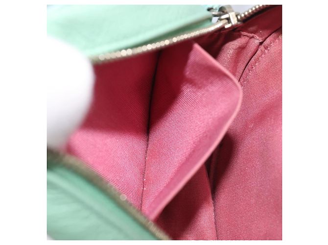 Borsa CHANEL Chain CC Filigree Matelasse Caviar Skin Pink Gold CC Auth 197471A Rosa D'oro - vista 23