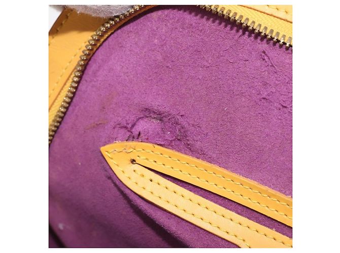 Zaino LOUIS VUITTON Epi Gobelins Yellow M52299 LV Auth BA15192 Giallo - vista 11