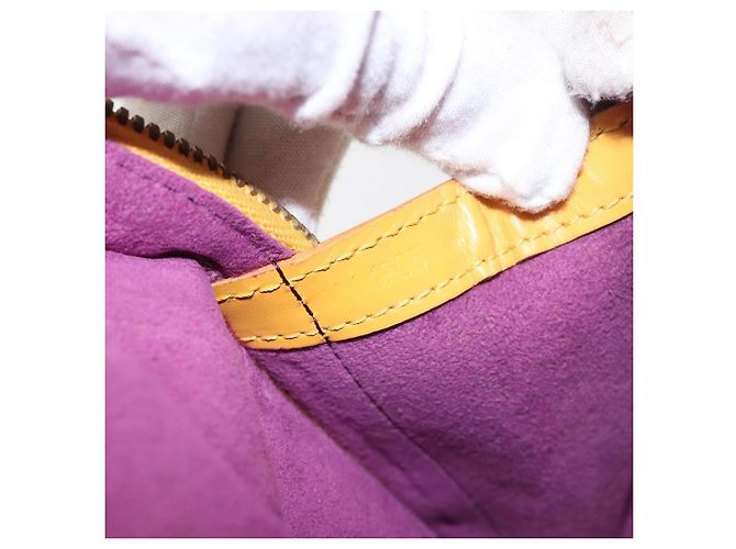 Zaino LOUIS VUITTON Epi Gobelins Yellow M52299 LV Auth BA15192 Giallo - vista 12