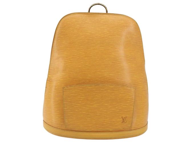 Zaino LOUIS VUITTON Epi Gobelins Yellow M52299 LV Auth BA15192 Giallo - vista 13