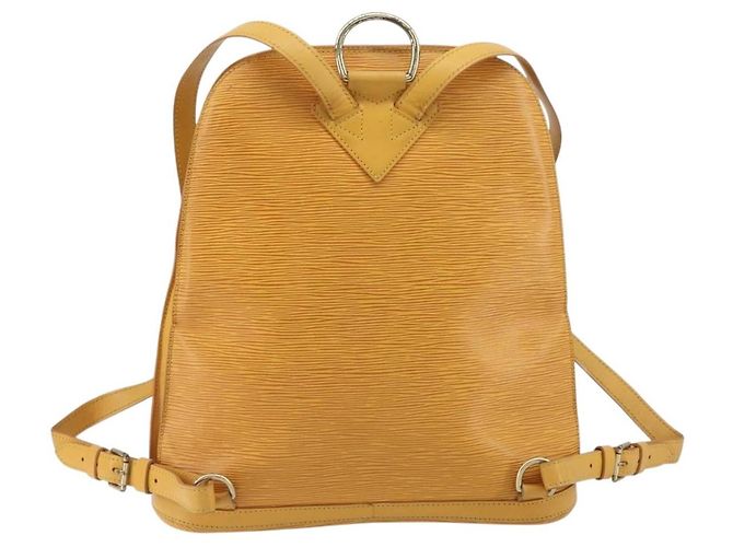 Zaino LOUIS VUITTON Epi Gobelins Yellow M52299 LV Auth BA15192 Giallo - vista 2