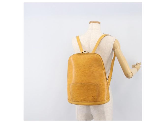Zaino LOUIS VUITTON Epi Gobelins Yellow M52299 LV Auth BA15192 Giallo - vista 25
