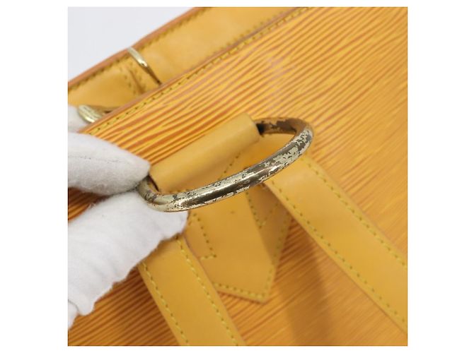 Zaino LOUIS VUITTON Epi Gobelins Yellow M52299 LV Auth BA15192 Giallo - vista 7