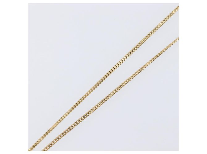Collana Christian Dior metallo Gold Tone Auth 199288M - vista 11