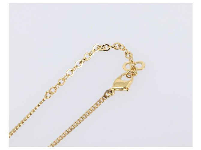 Collana Christian Dior metallo Gold Tone Auth 199288M - vista 13