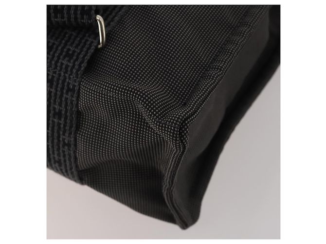 Hermès HERMES Sac A Dos Backpack Canvas Gray Silver Auth 196918A Marrone Argento - vista 17