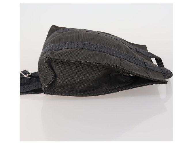 Hermès HERMES Sac A Dos Backpack Canvas Gray Silver Auth 196918A Marrone Argento - vista 3