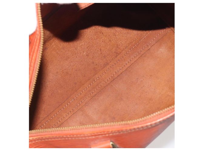 Borsa a mano LOUIS VUITTON Epi Speedy 30 Brown M43003 LV Auth 196382 Marrone - vista 11
