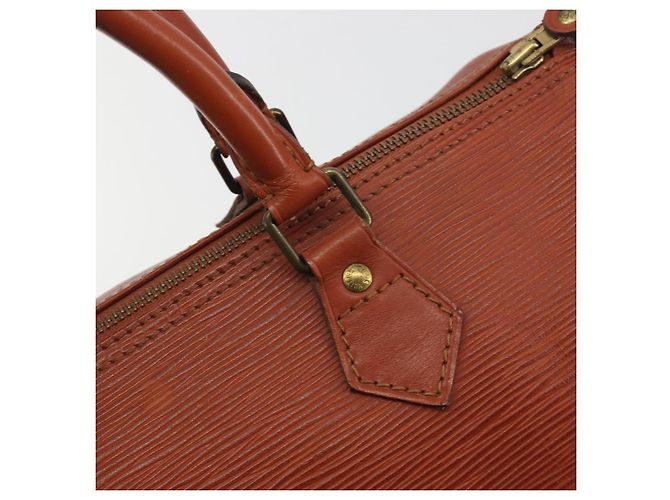 Borsa a mano LOUIS VUITTON Epi Speedy 30 Brown M43003 LV Auth 196382 Marrone - vista 18