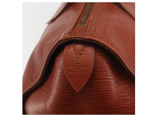 Borsa a mano LOUIS VUITTON Epi Speedy 30 Brown M43003 LV Auth 196382 Marrone - vista 19