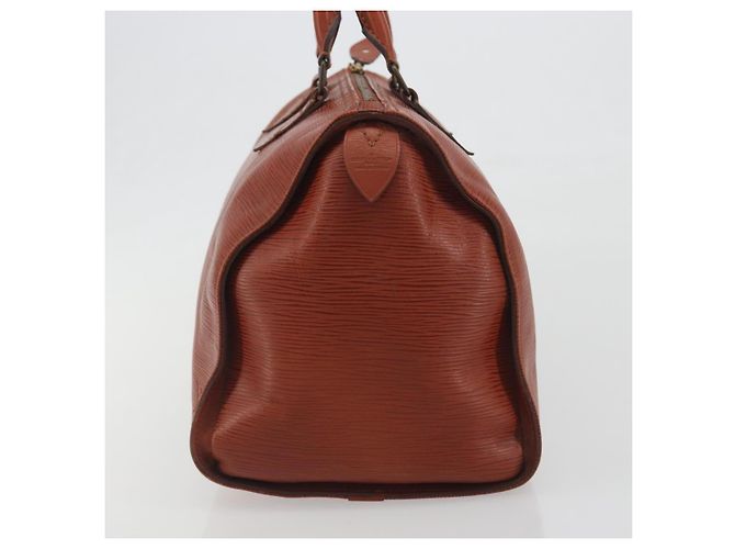 Borsa a mano LOUIS VUITTON Epi Speedy 30 Brown M43003 LV Auth 196382 Marrone - vista 3