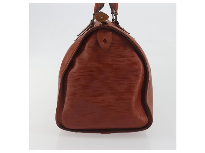 Borsa a mano LOUIS VUITTON Epi Speedy 30 Brown M43003 LV Auth 196382 Marrone - vista 4