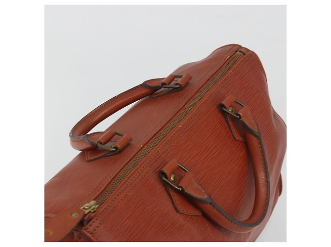 Borsa a mano LOUIS VUITTON Epi Speedy 30 Brown M43003 LV Auth 196382 Marrone - vista 6