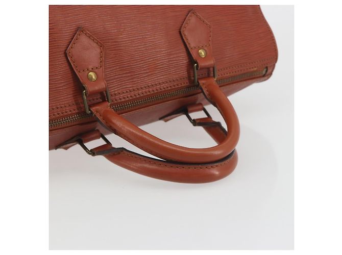Borsa a mano LOUIS VUITTON Epi Speedy 30 Brown M43003 LV Auth 196382 Marrone - vista 7