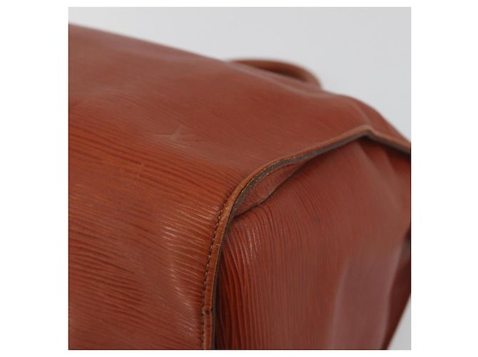 Borsa a mano LOUIS VUITTON Epi Speedy 30 Brown M43003 LV Auth 196382 Marrone - vista 9