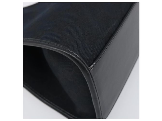 Borsa a Mano GUCCI GG Canvas Jackie Nero Argento 002 1067 Auth 199636V - vista 14