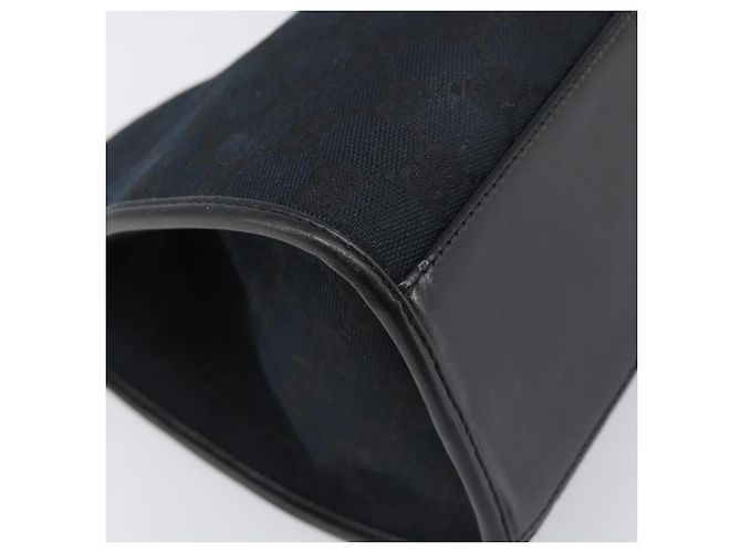 Borsa a Mano GUCCI GG Canvas Jackie Nero Argento 002 1067 Auth 199636V - vista 16