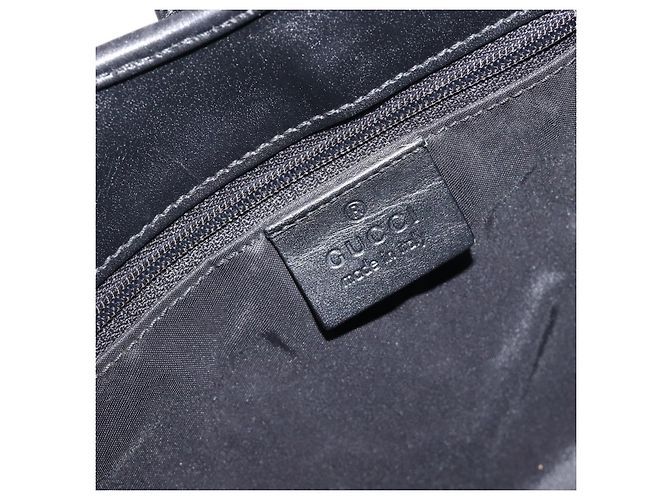 Borsa a Mano GUCCI GG Canvas Jackie Nero Argento 002 1067 Auth 199636V - vista 19