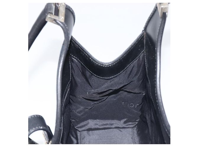Borsa a Mano GUCCI GG Canvas Jackie Nero Argento 002 1067 Auth 199636V - vista 20