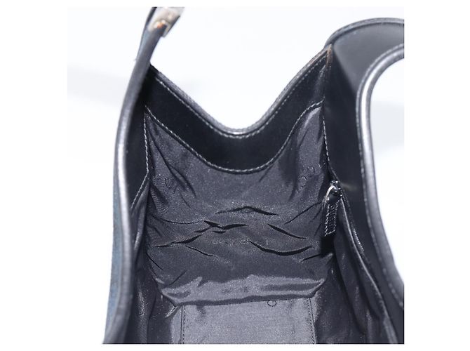 Borsa a Mano GUCCI GG Canvas Jackie Nero Argento 002 1067 Auth 199636V - vista 21