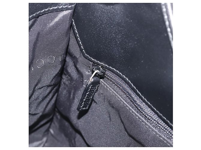 Borsa a Mano GUCCI GG Canvas Jackie Nero Argento 002 1067 Auth 199636V - vista 22