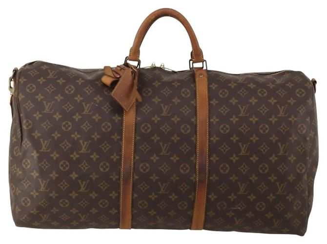 LOUIS VUITTON Monogram Keepall Bandouliere 60 Boston Bag M41412 LV Auth 195191 Monograma - vista 13