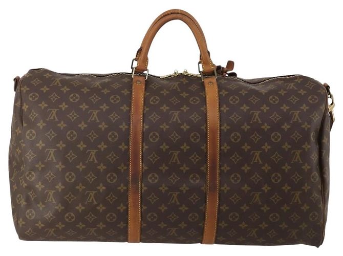 LOUIS VUITTON Monogram Keepall Bandouliere 60 Boston Bag M41412 LV Auth 195191 Monograma - vista 2