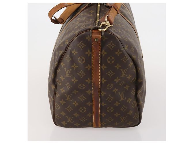 LOUIS VUITTON Monogram Keepall Bandouliere 60 Boston Bag M41412 LV Auth 195191 Monograma - vista 3