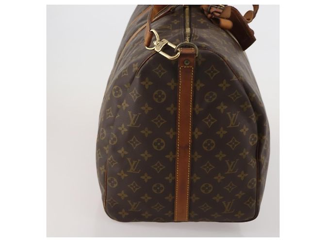 LOUIS VUITTON Monogram Keepall Bandouliere 60 Boston Bag M41412 LV Auth 195191 Monograma - vista 4