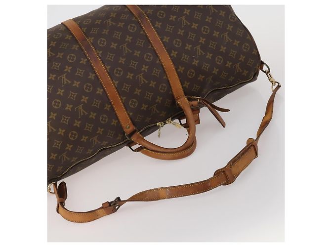 LOUIS VUITTON Monogram Keepall Bandouliere 60 Boston Bag M41412 LV Auth 195191 Monograma - vista 7