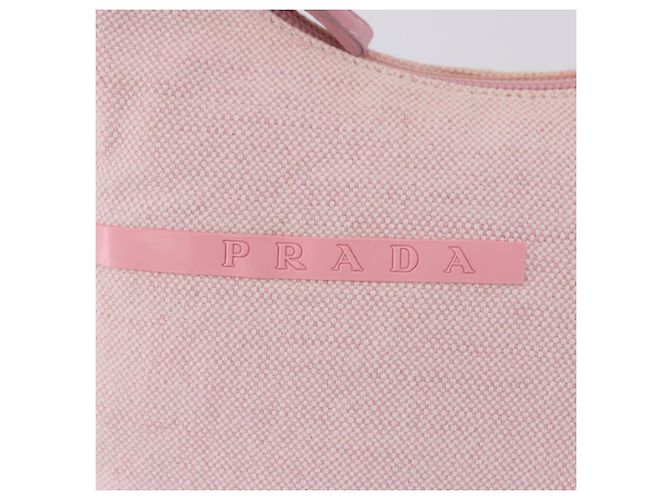 PRADA Prada Sport Pochette a mano in tela Rosa Auth 197685 - vista 18