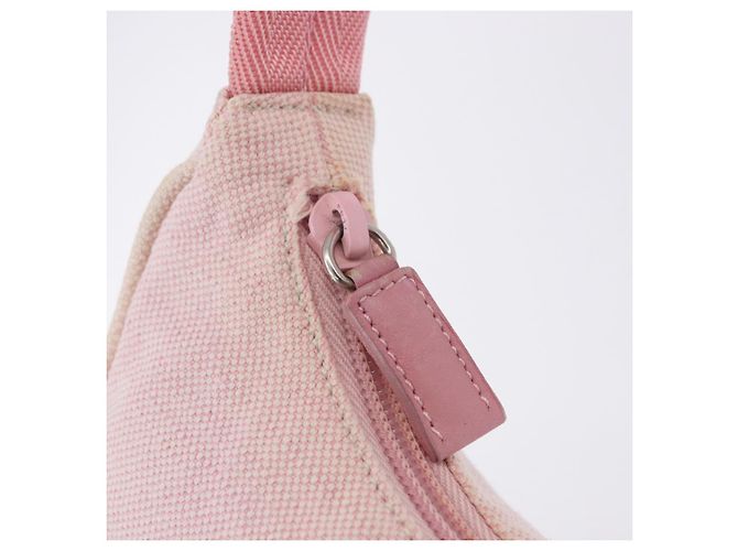 PRADA Prada Sport Pochette a mano in tela Rosa Auth 197685 - vista 19