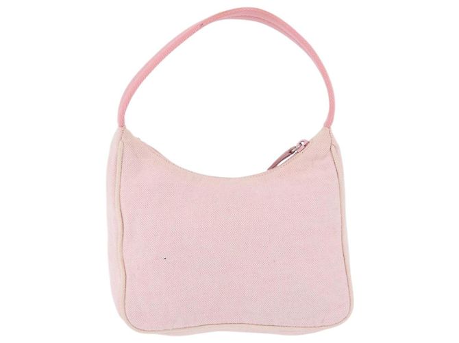 PRADA Prada Sport Pochette a mano in tela Rosa Auth 197685 - vista 2
