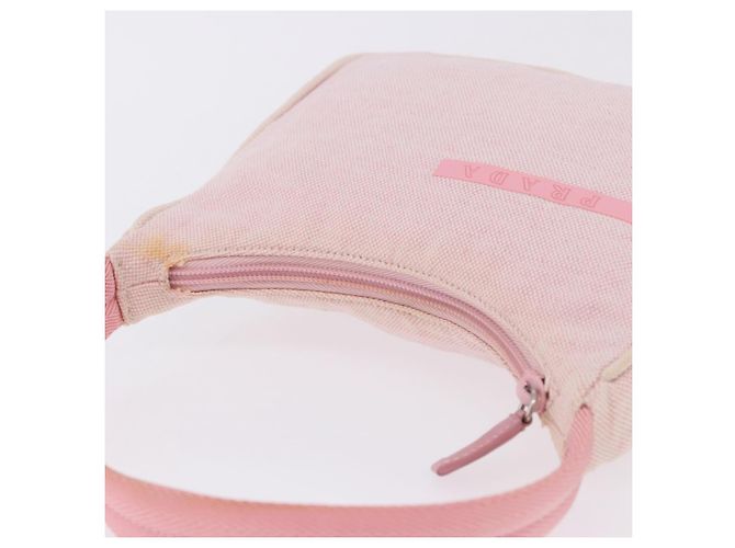 PRADA Prada Sport Pochette a mano in tela Rosa Auth 197685 - vista 6
