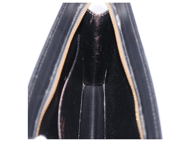 LOUIS VUITTON Epi Pochette Homme Clutch Bag Black M52522 LV Auth ep15793 Nero - vista 18