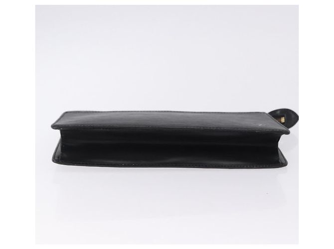 LOUIS VUITTON Epi Pochette Homme Clutch Bag Black M52522 LV Auth ep15793 Nero - vista 7