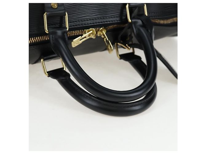 LOUIS VUITTON Epi Keepall 45 Boston Bag Black M42972 LV Auth 196925V Nero - vista 8
