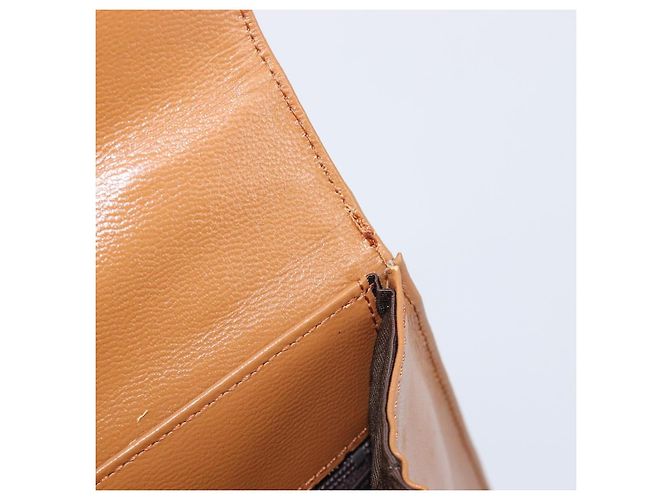 Borsa a mano SAINT LAURENT in pelle beige e oro Auth 200950A D'oro - vista 11