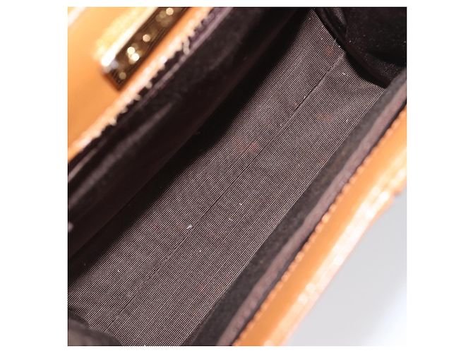 Borsa a mano SAINT LAURENT in pelle beige e oro Auth 200950A D'oro - vista 12